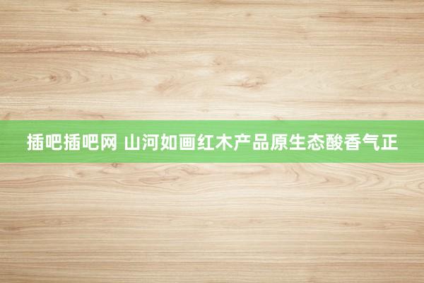 插吧插吧网 山河如画红木产品原生态酸香气正