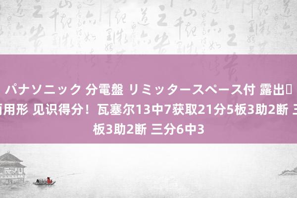 パナソニック 分電盤 リミッタースペース付 露出・半埋込両用形 见识得分！瓦塞尔13中7获取21分5板3助2断 三分6中3