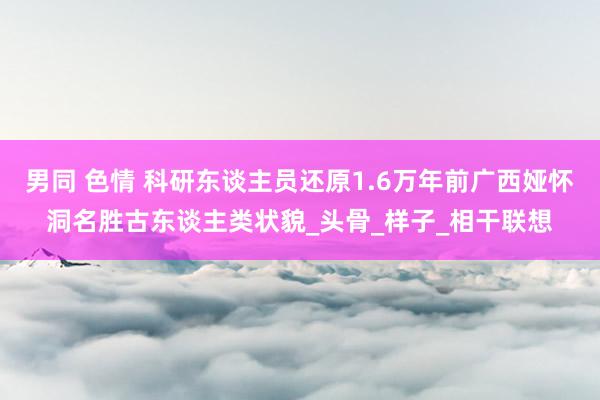男同 色情 科研东谈主员还原1.6万年前广西娅怀洞名胜古东谈主类状貌_头骨_样子_相干联想