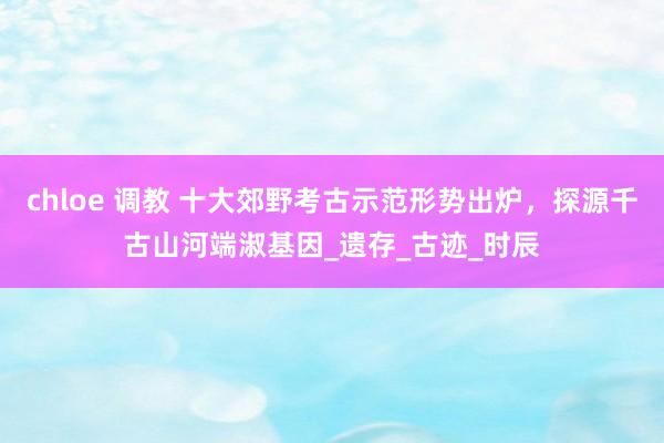 chloe 调教 十大郊野考古示范形势出炉，探源千古山河端淑基因_遗存_古迹_时辰