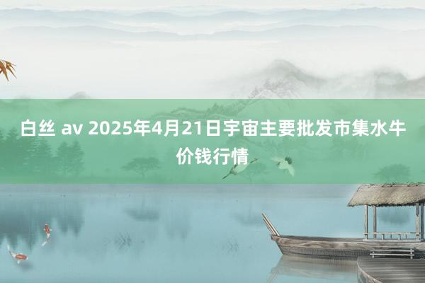 白丝 av 2025年4月21日宇宙主要批发市集水牛价钱行情
